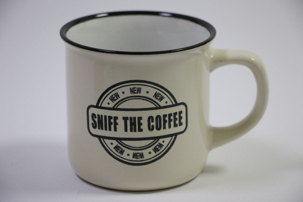 Sniff the Coffee Mug - Black | Full House Lebanon