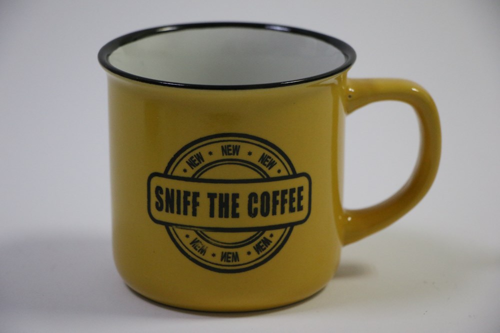 Sniff the Coffee Mug - Blue | Full House Lebanon
