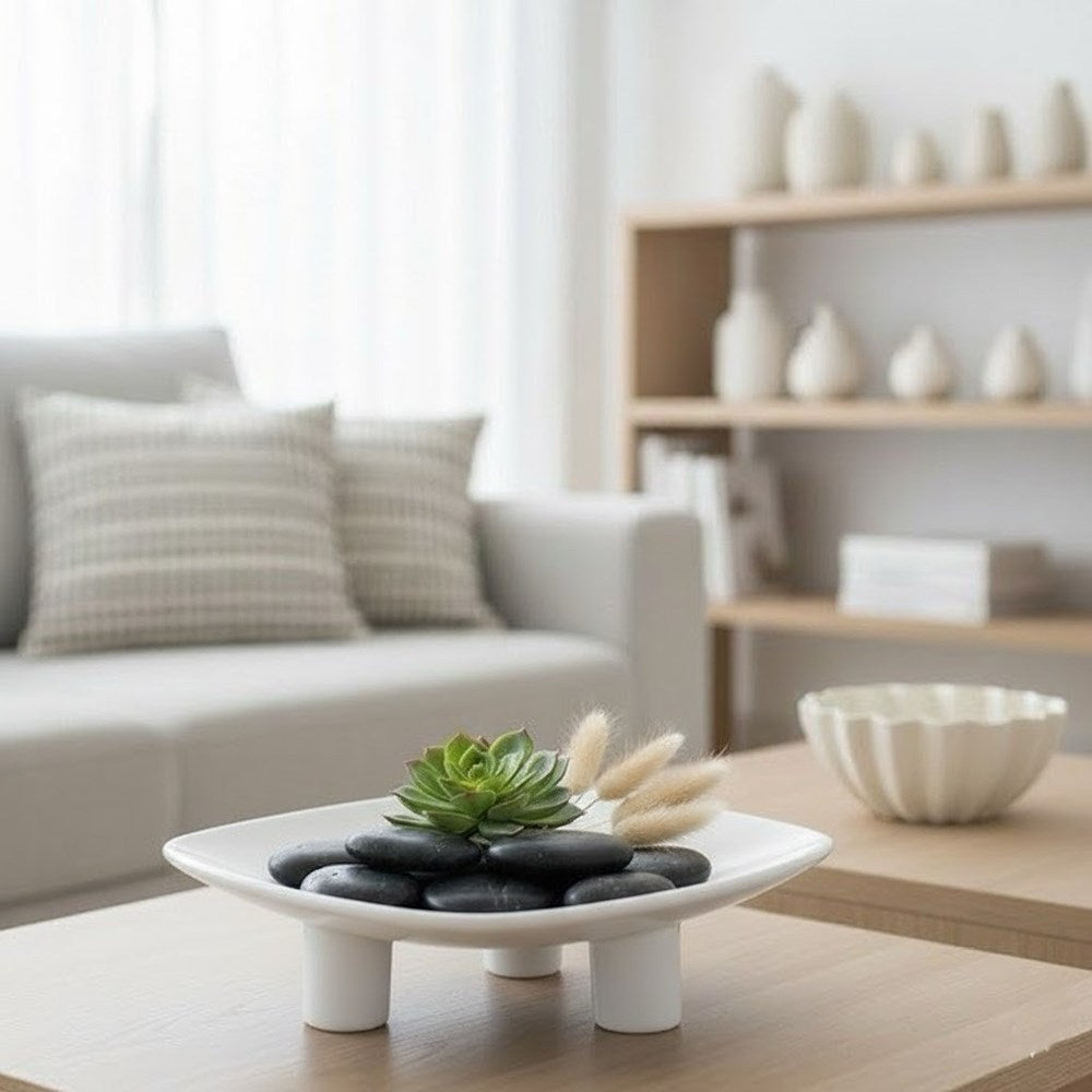 Matte Pedestal Display Tray | Full House Lebanon