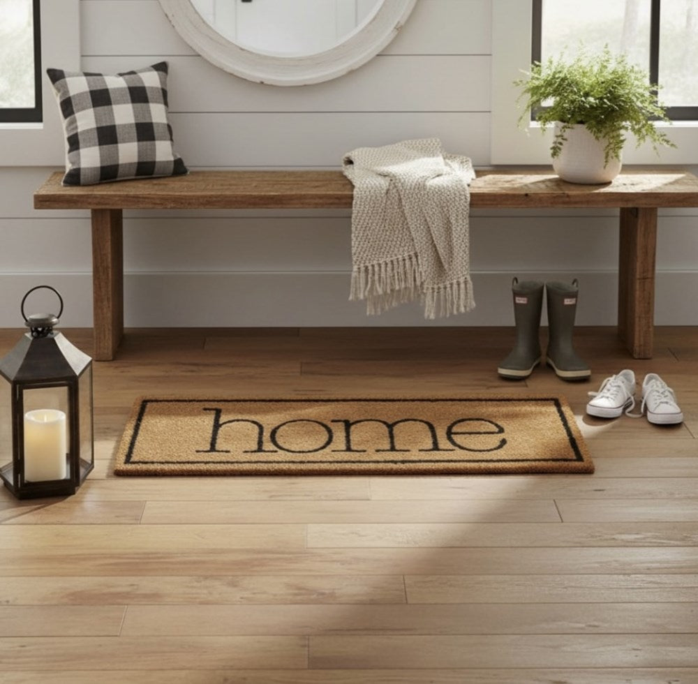 Home Printed Black Line Doormat | Full House Lebanon
