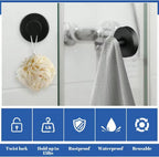 Stainless Steel Wall-Mounted Hook Set (2 Pcs) - Silver | Full House Lebanon