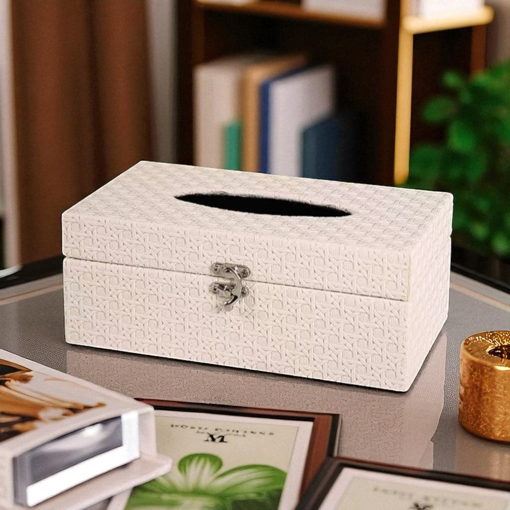 Textured Tissue Box Organizer | Full House Lebanon