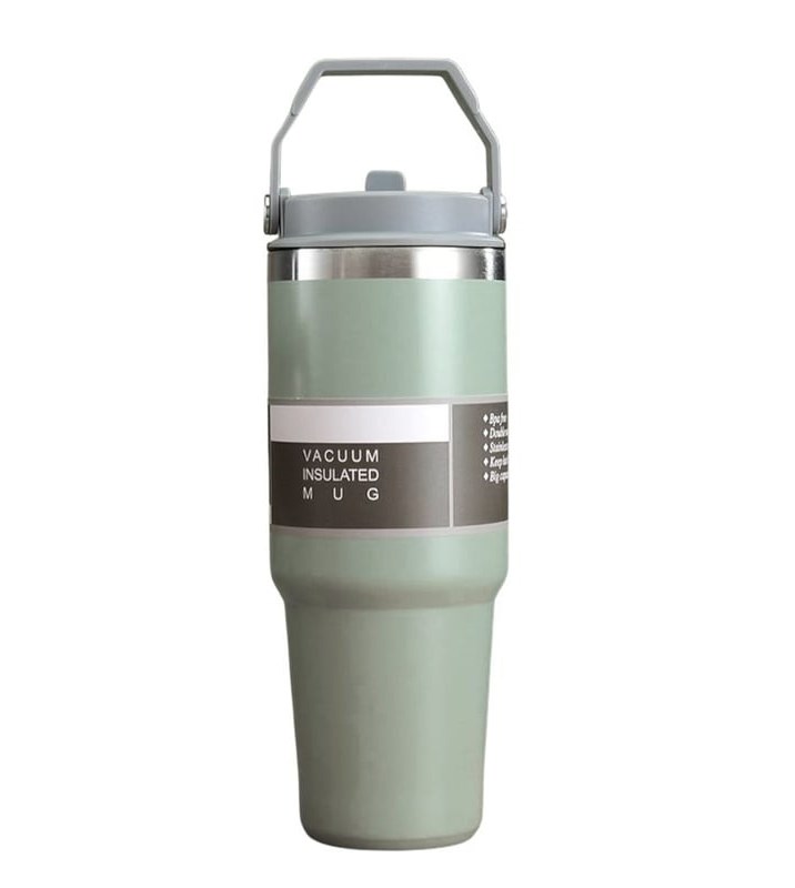 Vacuum Insulated Bottle with Straw | Full House Lebanon