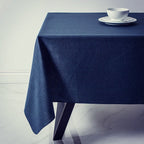 Navy Table Cloth - Round 240 cm | Full House Lebanon