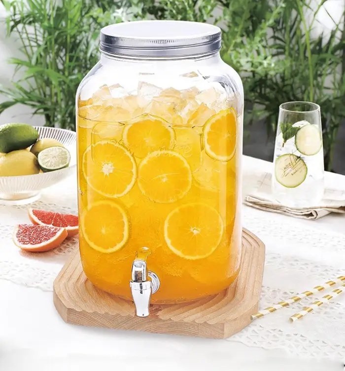 Glass Dispenser with a Tap | Full House Lebanon