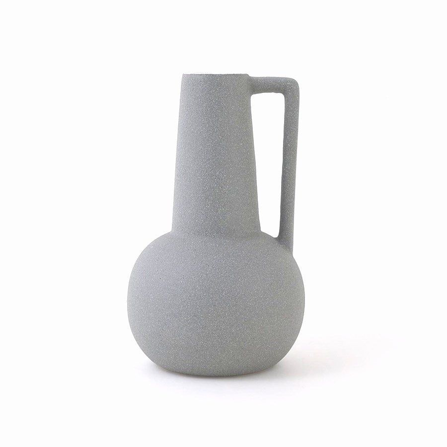 Ceramic Vase with Handle - White | Full House Lebanon