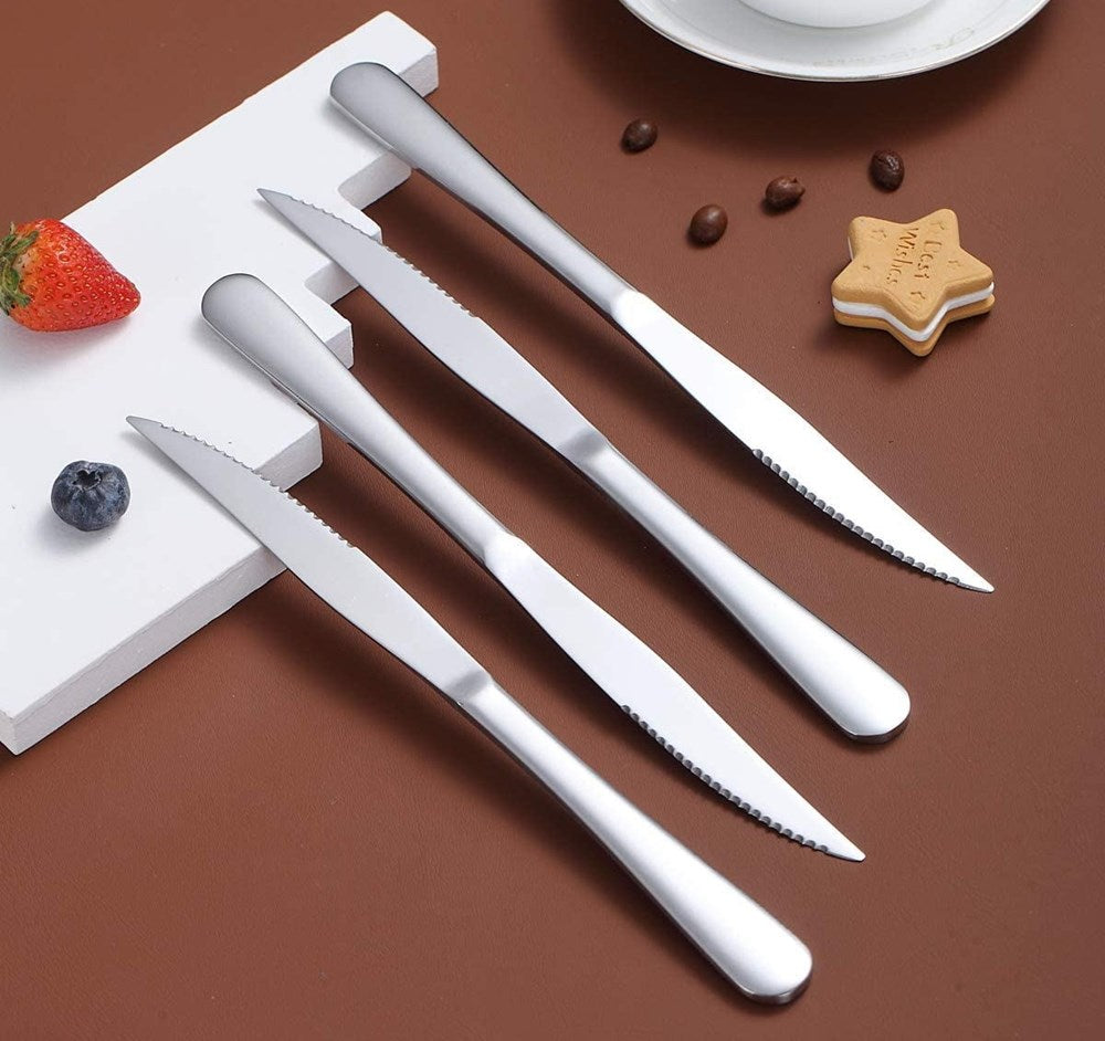 Danny Home Stainless Steel Silver Cutlery Sets - Set of 6 dessert spoons | Full House Lebanon