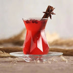 LAV ALYA Glass Saucers Set (Half a Dozen) | Full House Lebanon