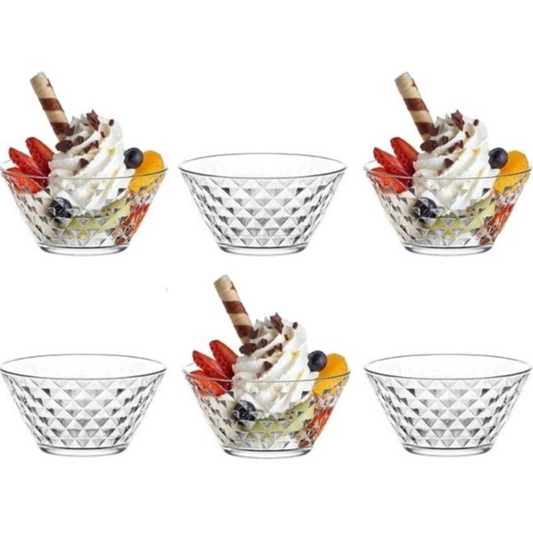 LAV Artemis Glass Bowls Set (6 Pcs) | Full House Lebanon