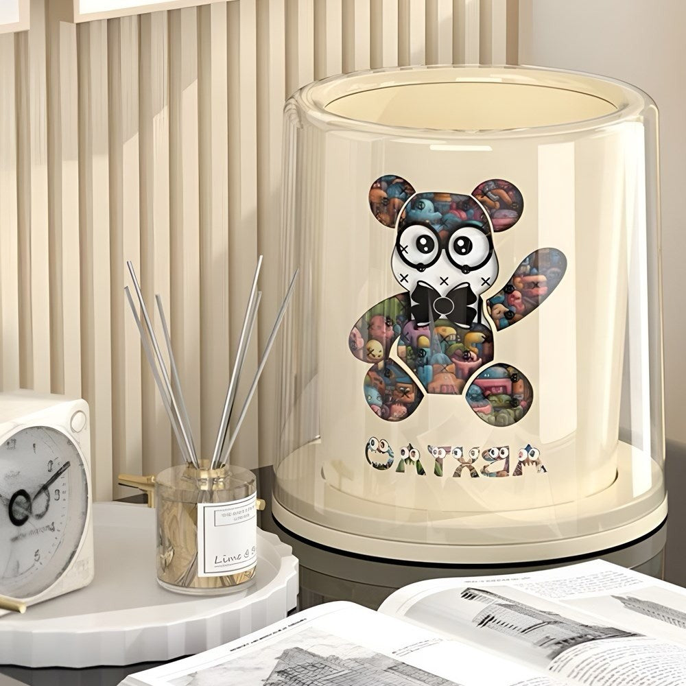 3D Texture Acrylic Waste Bin - Large | Full House Lebanon