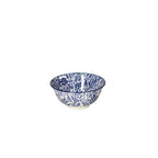 White & Blue Leaf Print Bowls | Full House Lebanon