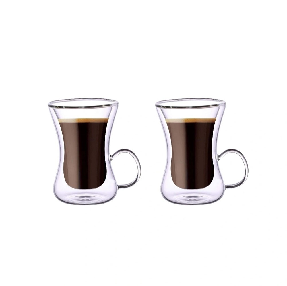 Single Double Wall Glass Tea Cup | Full House Lebanon