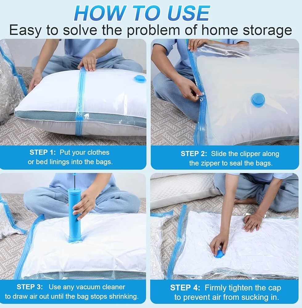 Vacuum Storage Bag Set (5 Pcs) | Full House Lebanon