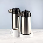 Stainless Steel Pump Flask | Full House Lebanon