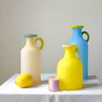 Frosted Glass Vase - Short | Full House Lebanon