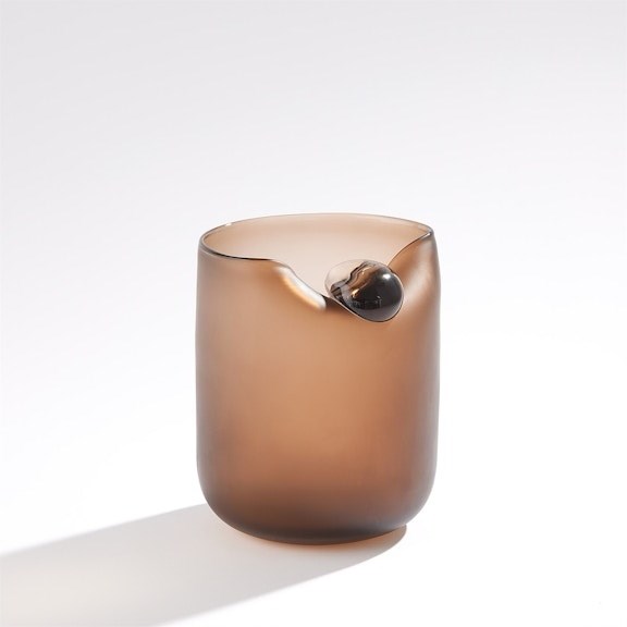 Modern Frosted Glass Vase | Full House Lebanon