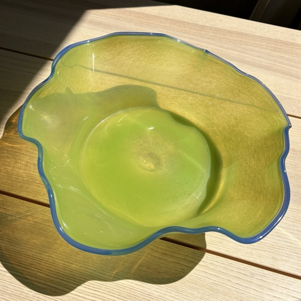 Bloom Glass Bowl - Light Green | Full House Lebanon