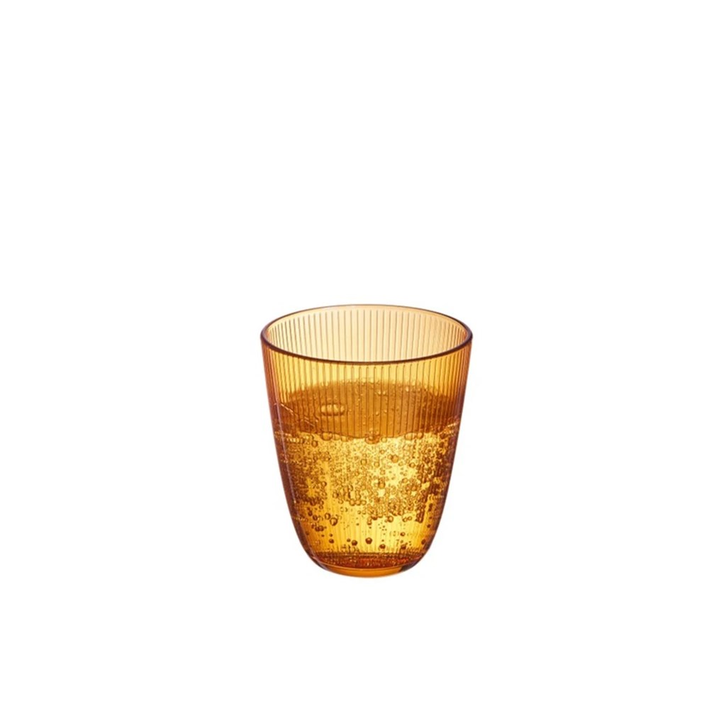 Luminarc Concepto Stripy Glass Cup - Light Pink | Full House Lebanon