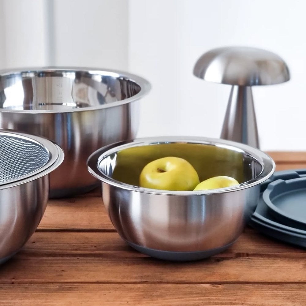 Stainless Steel Mixing Bowl Set (4 Pcs) | Full House Lebanon