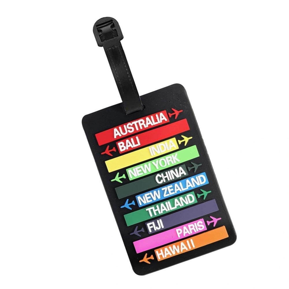 Luggage Tag (2 Pcs) - Hot Pink | Full House Lebanon