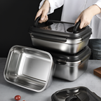 Stainless Steel Rectangular Food Storage Container - 15 L | Full House Lebanon