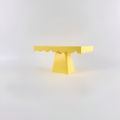 Rectangular Cake Stand with Scalloped Edge - Red | Full House Lebanon
