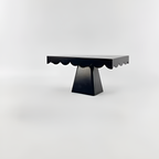 Rectangular  Cake Stand with Scalloped Edge