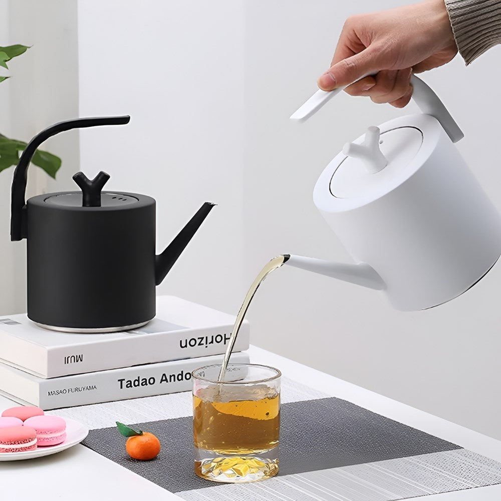 Modern Minimalist Tea Kettle - White | Full House Lebanon