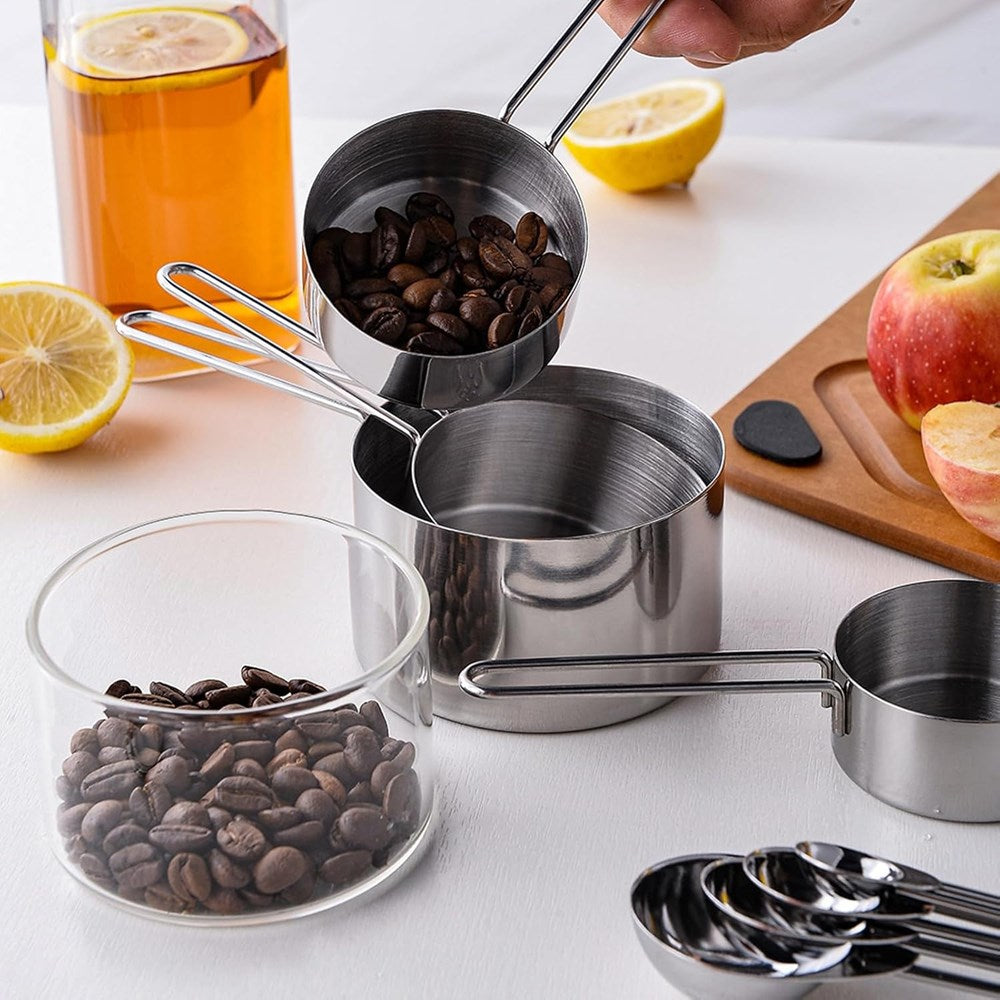 Stainless Steel Measuring Cups Set (4 Pcs) | Full House Lebanon