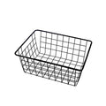 Black Metal Wire Storage Basket | Full House Lebanon