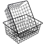 Black Metal Wire Storage Basket | Full House Lebanon