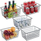 Black Metal Wire Storage Basket | Full House Lebanon