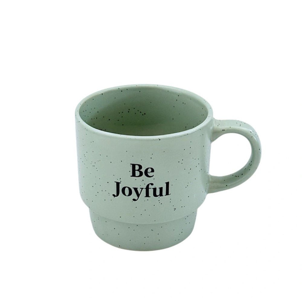 Stackable Porcelain Mug - COFFEE, Black | Full House Lebanon
