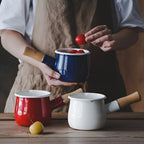 Enamel Milk Pot - Red | Full House Lebanon