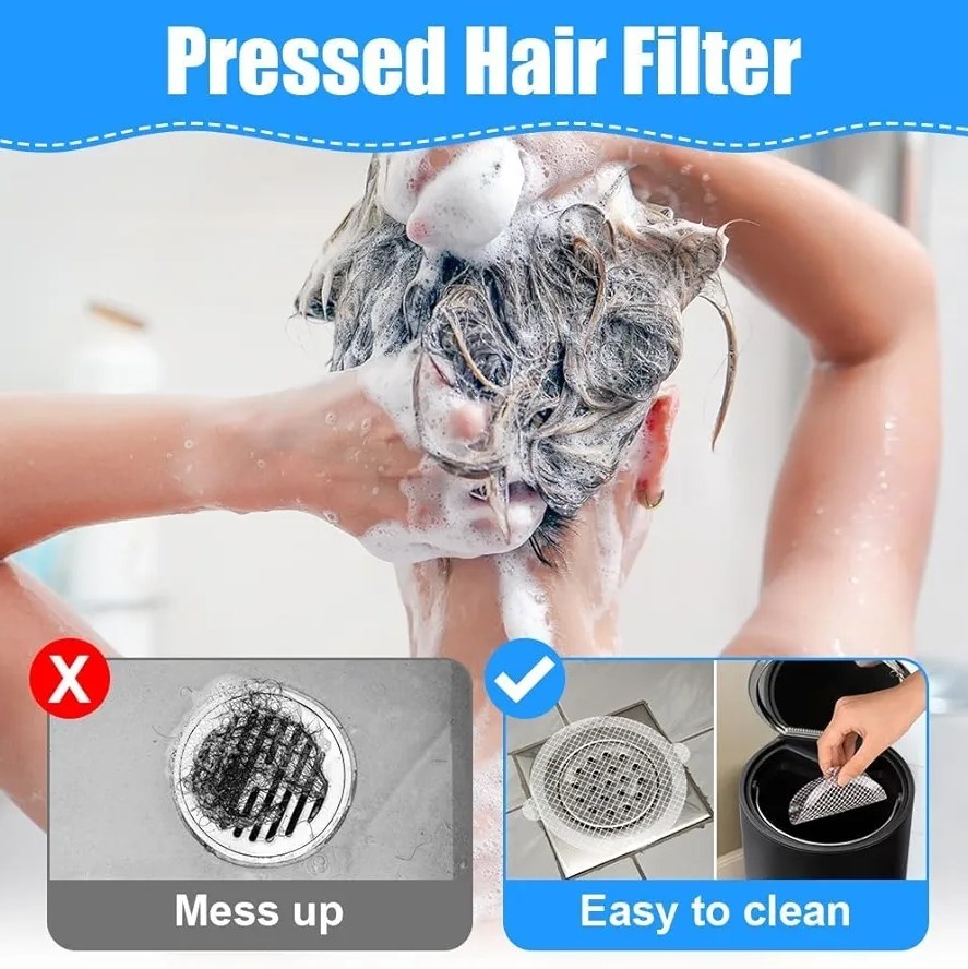 Disposable Shower Drain Hair Catcher (12 Pcs) | Full House Lebanon