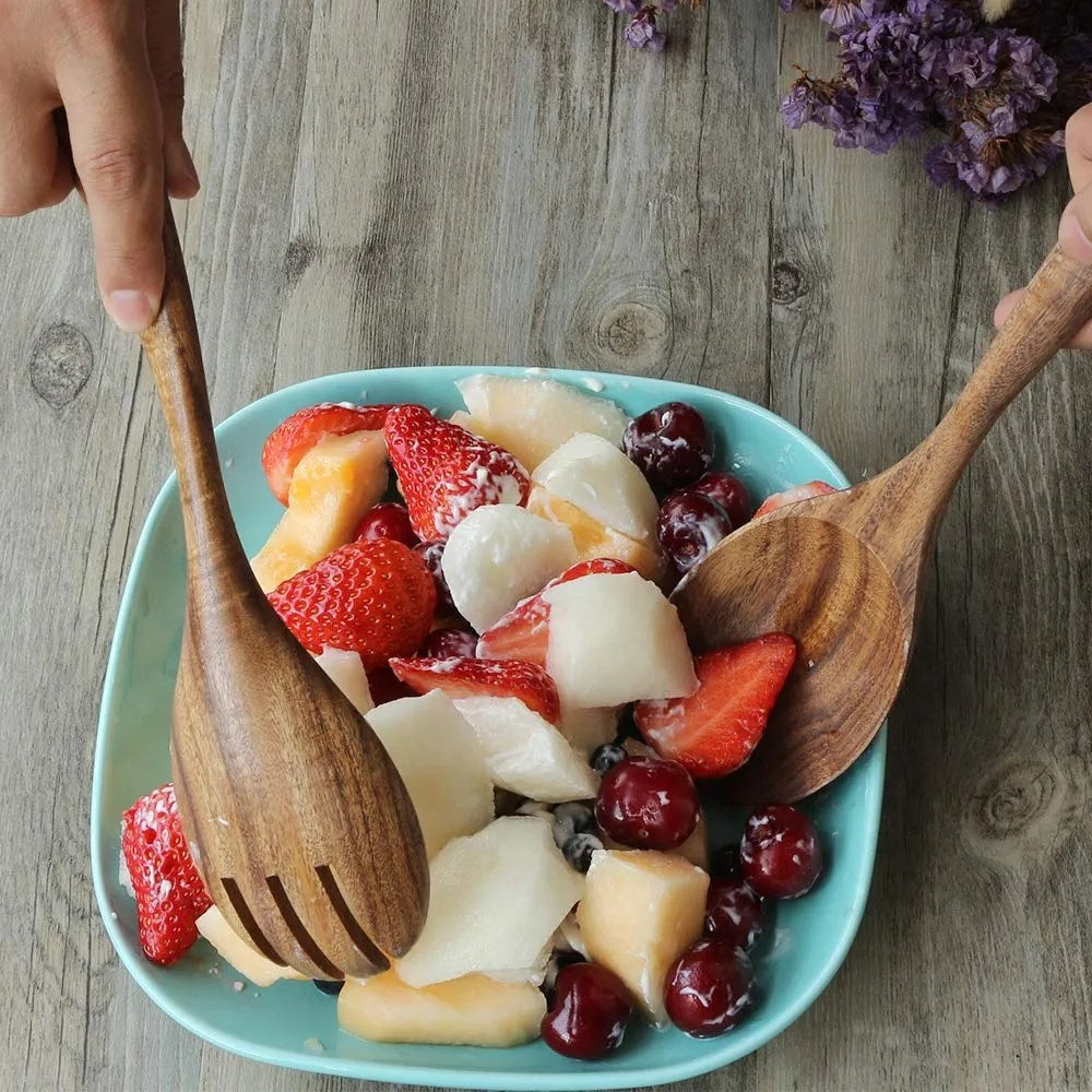 Acacia Wood Serving Utensils - Soup Ladle | Full House Lebanon