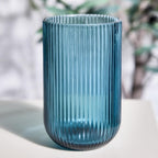 Ribbed Colored Glass Tumbler