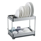 Collapsible 2 -Tier Aluminum Dish Rack | Full House Lebanon