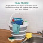 Collapsible Silicone Cleaning Bucket | Full House Lebanon