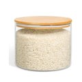 Glass Jar with Bamboo Lid - Small | Full House Lebanon