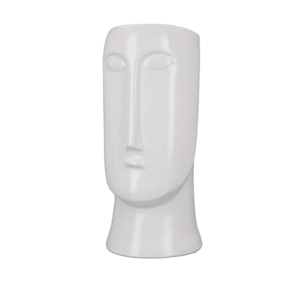 Long Face Ceramic Flower Vase | Full House Lebanon