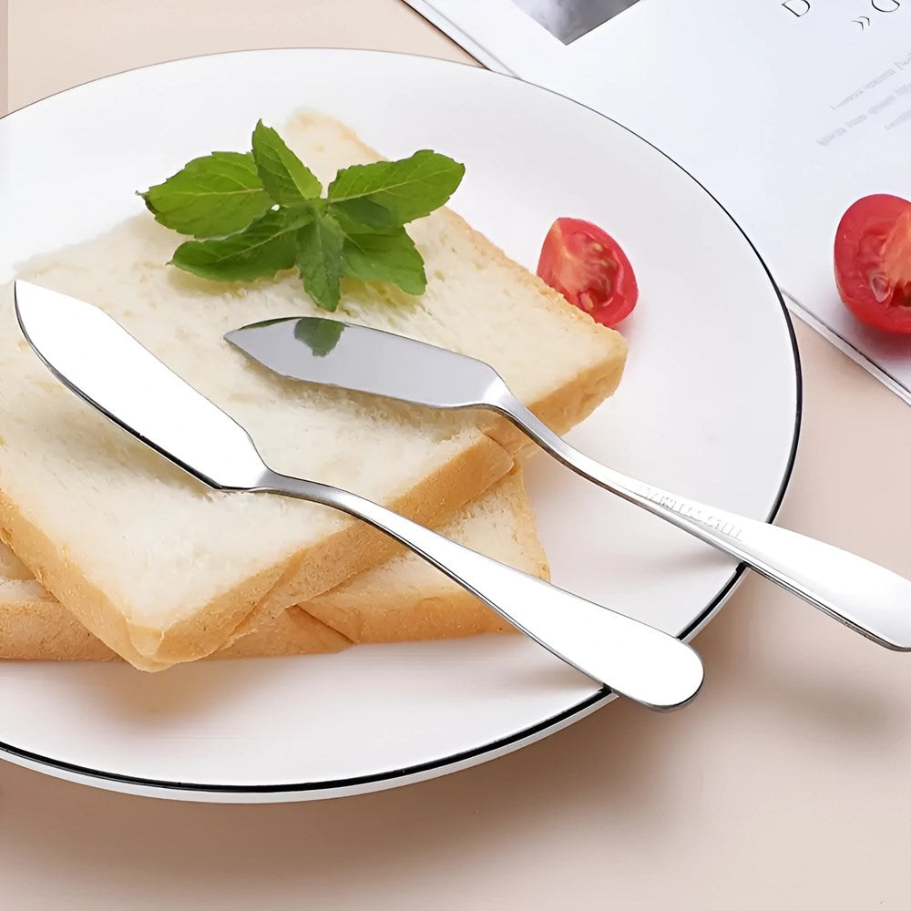 Stainless Steel Butter Knife Set (2 Pcs) | Full House Lebanon