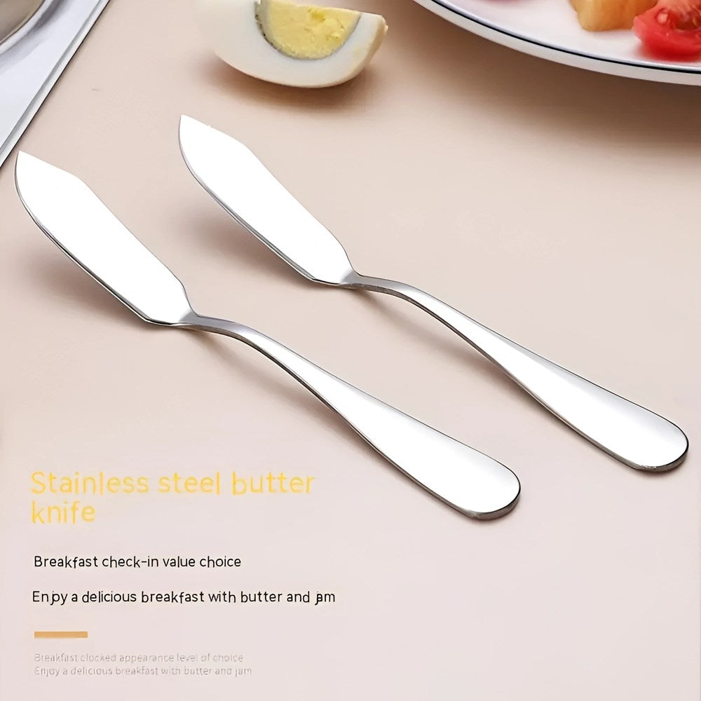 Stainless Steel Butter Knife Set (2 Pcs) | Full House Lebanon