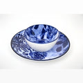 Blue Floral Porcelain Dinnerware - Soup Bowl | Full House Lebanon