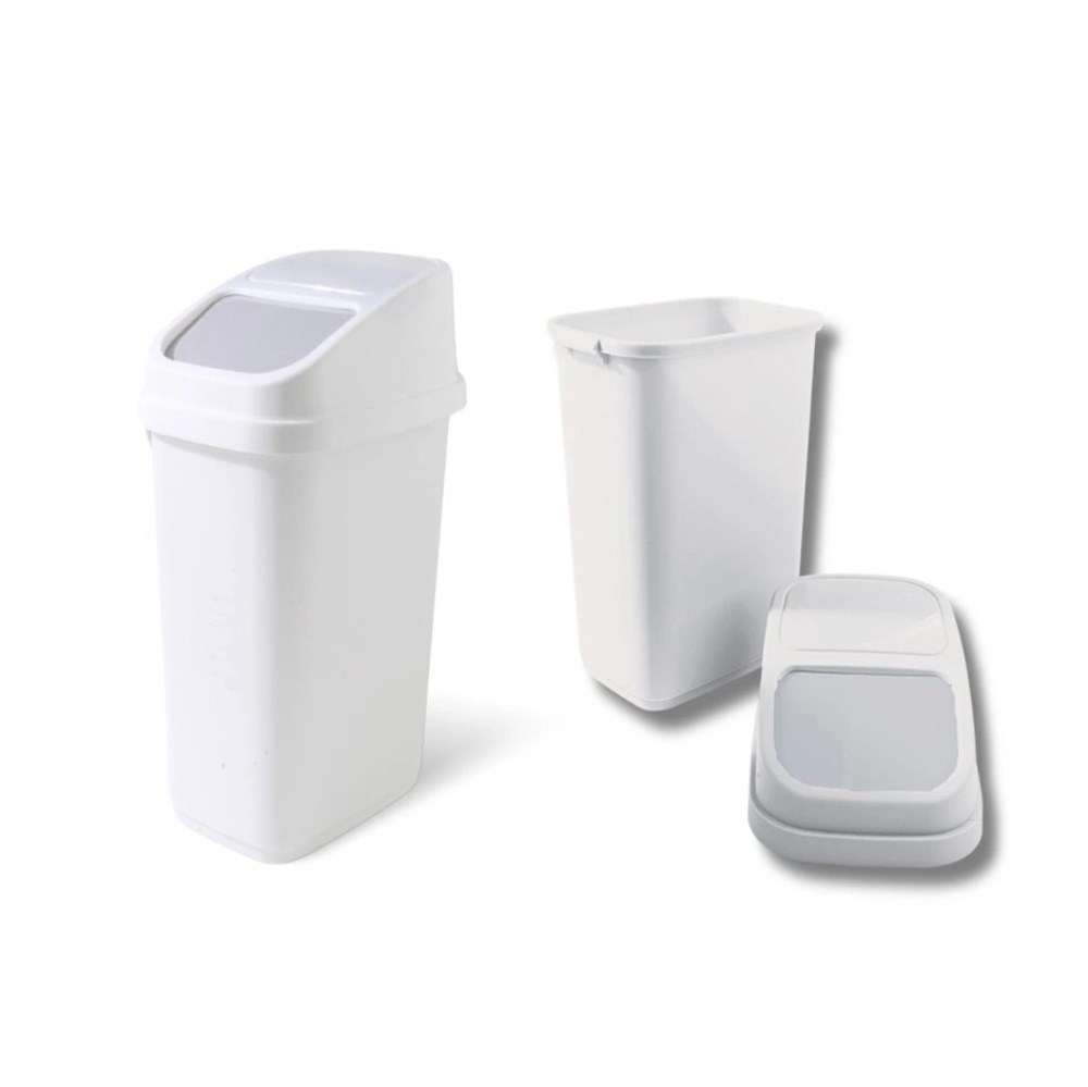 Swing-Top Waste Bin - 10 L, Grey | Full House Lebanon