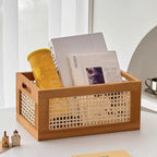Multifunctional Rattan Woven Storage Box Set (2 Pcs) | Full House Lebanon