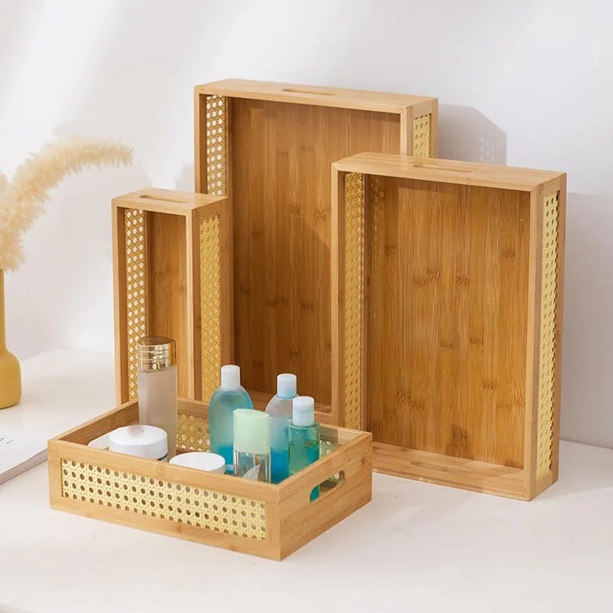 Nested Bamboo Storage Box - 1 Pcs | Full House Lebanon