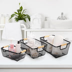 Wire Storage Basket with Wooden Handles | Full House Lebanon
