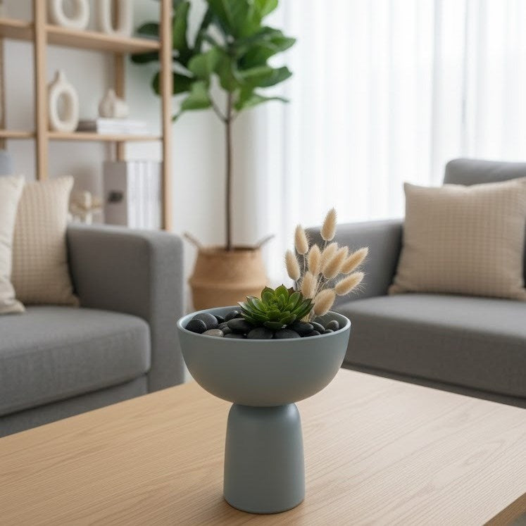 Decorative Footed Porcelain Bowl | Full House Lebanon