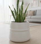 White Ceramic Plant Pot | Full House Lebanon